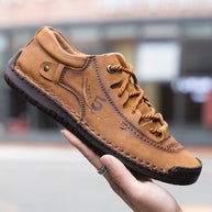 WW | Stylische Und Bequeme Trainingsschuhe Aus Leder Mit Flacher Plattform