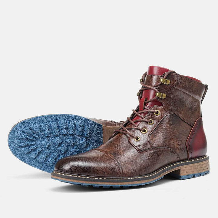 W&W Mode | Klassische Oxford Lederstiefel Für Herren