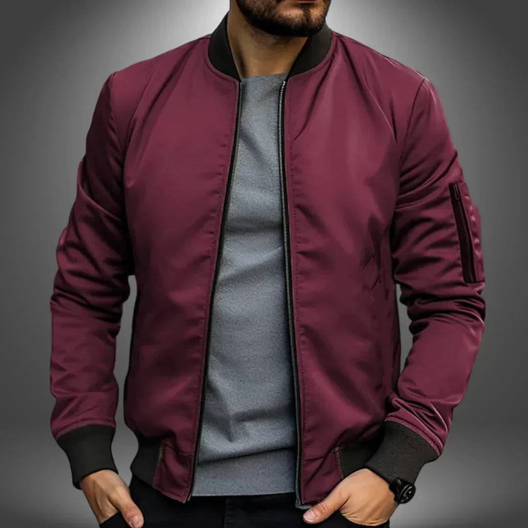 WW | Herren Leichte Bomberjacke – Lässiger Windbreaker WW | Herren Leichte Bomberjacke – Lässiger Windbreaker