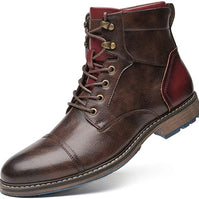 WW | Klassische Oxford Lederstiefel Für Herren