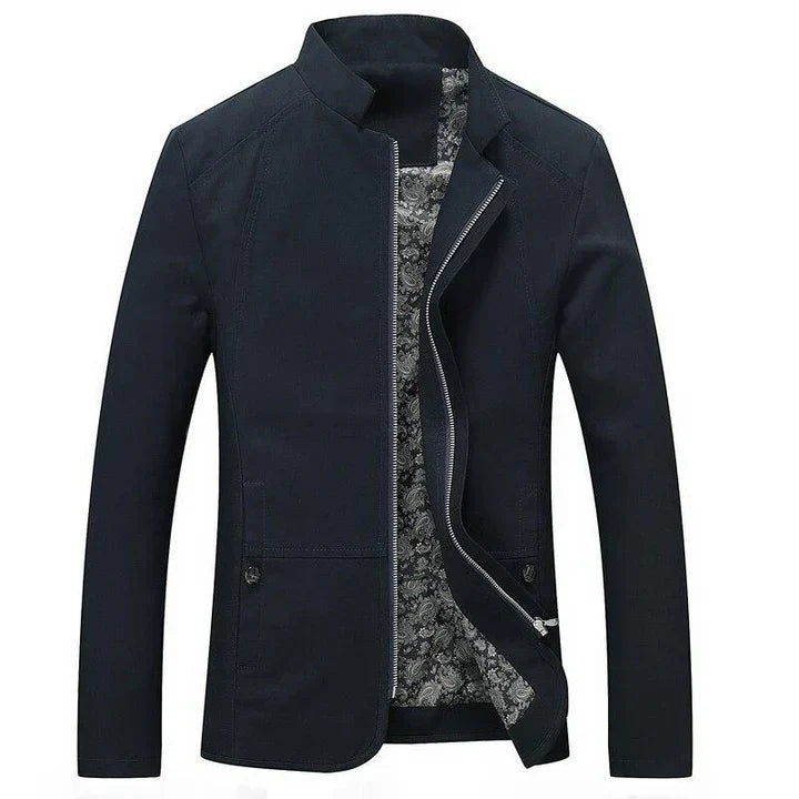 W&W Mode | Herren Ubergangsjacke Mit Seitentaschen