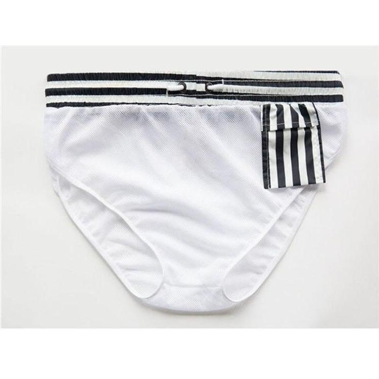 W&W Mode | Gestreifte Badeshorts für Männer