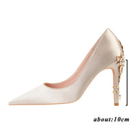 WW | Metallisch verstellte High Heels für Frauen Stiletto