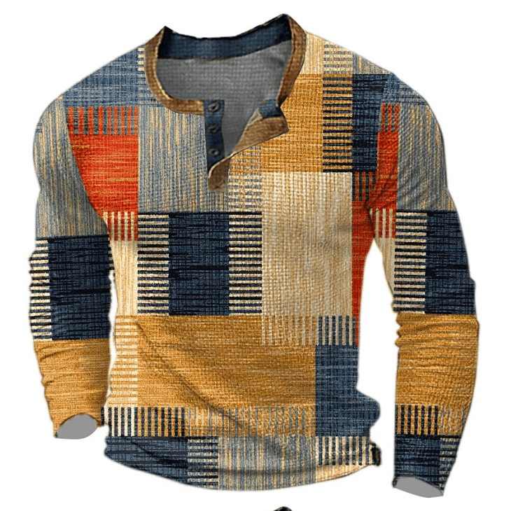 WW | Bequem Trendy Herren Pullover Einzigartiges Karomuster