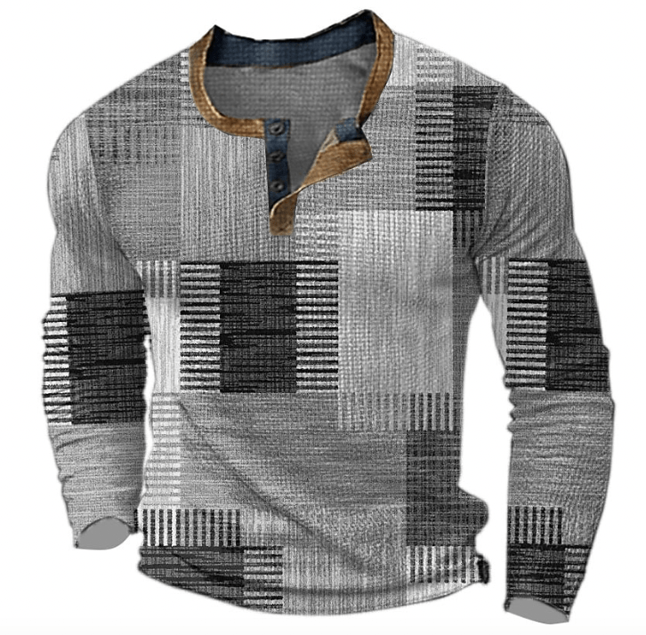 WW | Bequem Trendy Herren Pullover Einzigartiges Karomuster