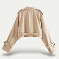 WW | Eleganter Vintage-Trenchcoat aus Qualitätsstoff