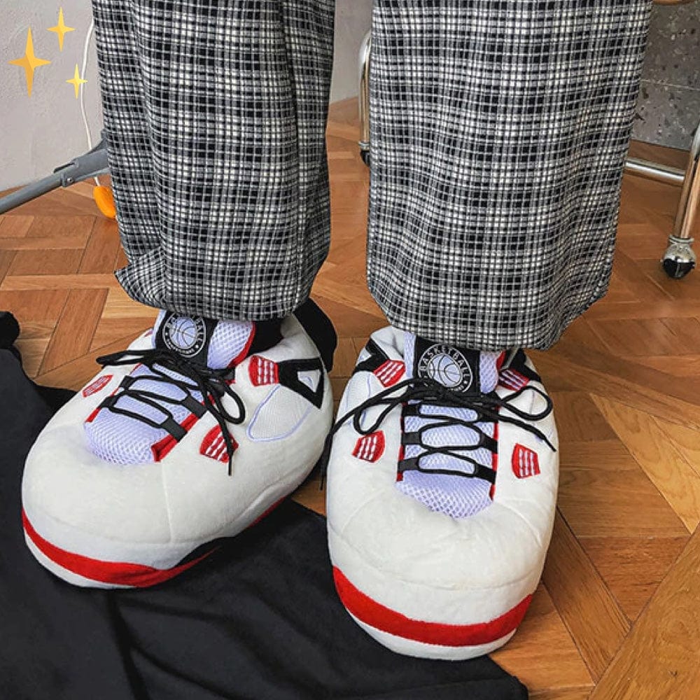 W&W Mode | Sneaker Hausschuhe in trendigen Farben mit Rutschfestigkeit für komfortablen Komfort zu Hause