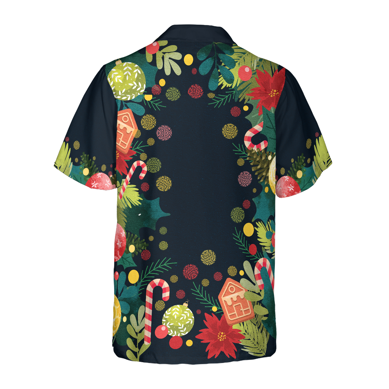 WW | Hyperfavor Weihnachten Santa Surfen Hawaiian Shirt, Weihnachten Shirts Kurzarm Button-Down Shirt für Männer und Frauen