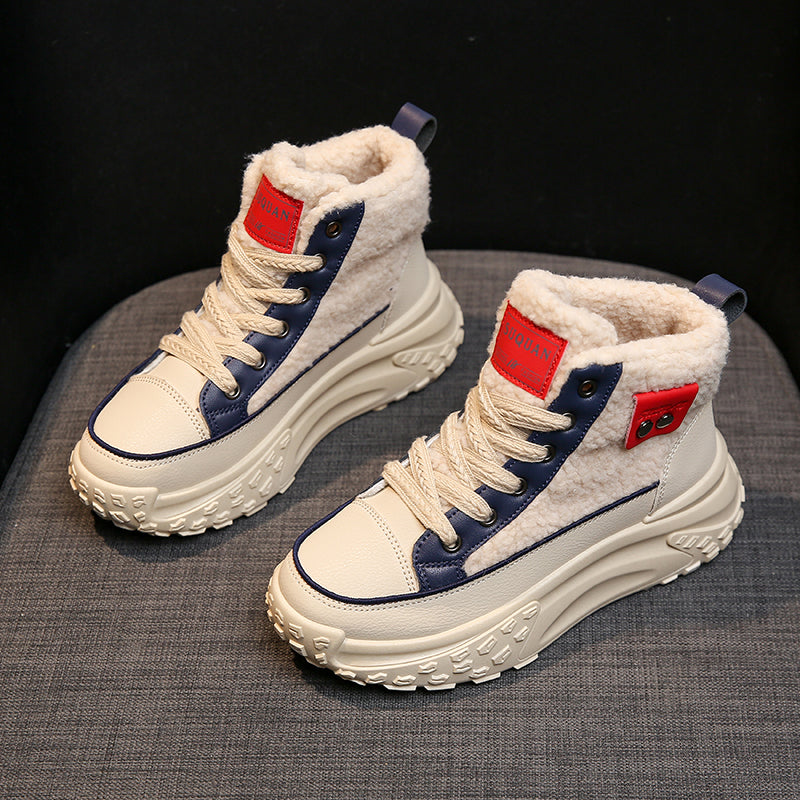 WW – Wasserdichte Plüsch-Stiefeletten