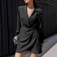 WW | Blazer-Minikleid mit Reverskragen