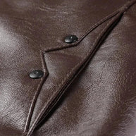 WW | Moderne Slim Fit Herren Lederjacke