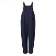 Overall aus locker gebundenem Polyester und Elasthan