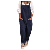 Overall aus locker gebundenem Polyester und Elasthan