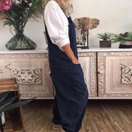 Overall aus locker gebundenem Polyester und Elasthan