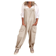 Overall aus locker gebundenem Polyester und Elasthan