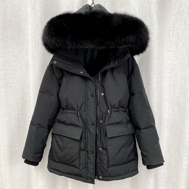 und stylischer Winterparka