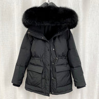 und stylischer Winterparka