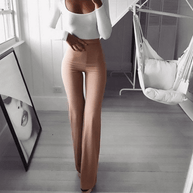 WW | Elegante Weite Freizeit Damenhose Hochwertige Kleidung