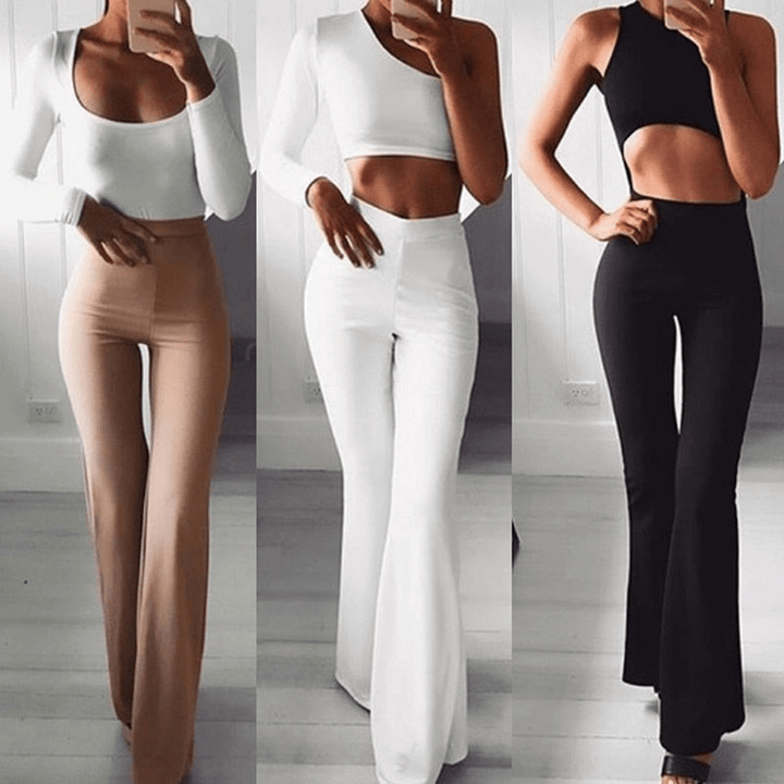 W&W Mode | Elegante Weite Freizeit Damenhose Hochwertige Kleidung