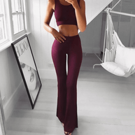 WW | Elegante Weite Freizeit Damenhose Hochwertige Kleidung