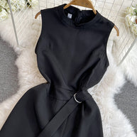 Lässiger Sommer-Leinen-Playsuit