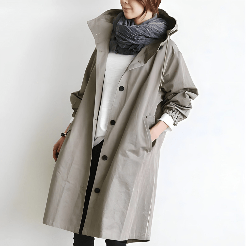 WW | Langer Modischer Trenchcoat