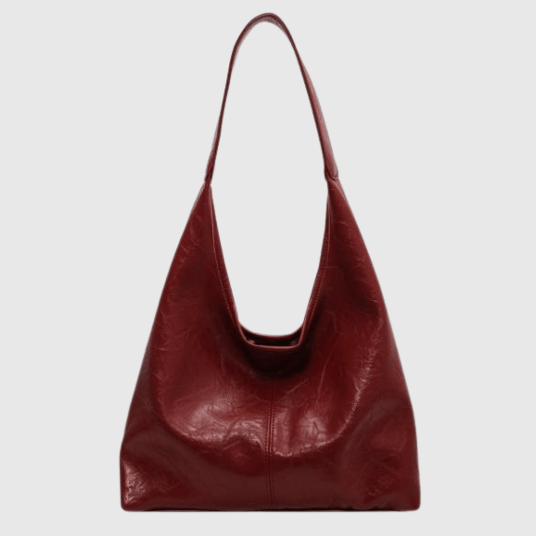 W&W Mode | Elegante Leder Schultertasche für Frauen