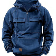 WW | Mehrfach-Taschen Kapuzen Herren Winterjacke