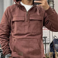 WW | Mehrfach-Taschen Kapuzen Herren Winterjacke