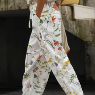 WW | Lässig Unique Printed Button Pocket Pants