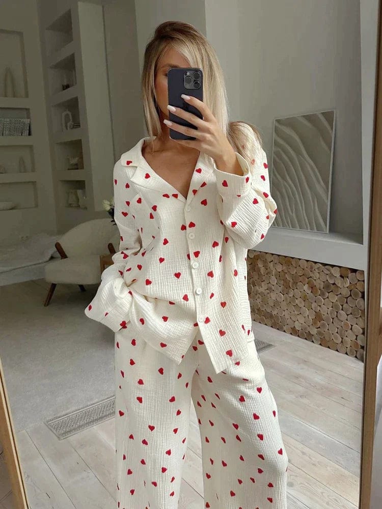 WW | Das Ästhetische Herz-Pyjama-Set