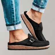 WW | Halbloafer Stil Mit Schnalle Für Freizeitkleidung Schuhe