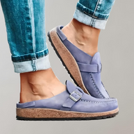 WW | Halbloafer Stil Mit Schnalle Für Freizeitkleidung Schuhe