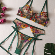 WW | 3-teiliges Französisches Lingerie-Set für sinnliche Eleganz
