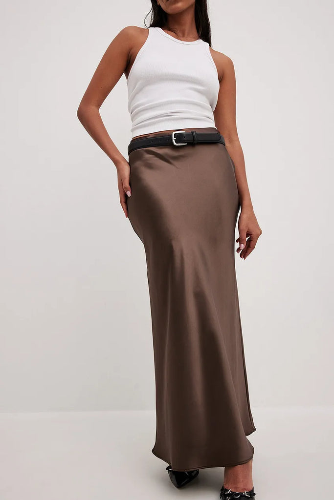 WW | Satinrock Mit Hoher Taille Anna