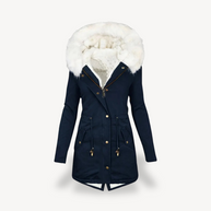 WW | Damen Kunstpelz Kapuzen Parka Jacke