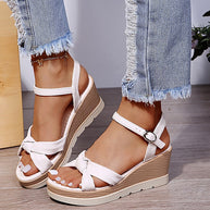 WW | Elegante Sandalen mit geknoteten Riemen für Damen