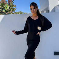 WW | Set aus Kurzem Sweatshirt und Rock aus Baumwolle