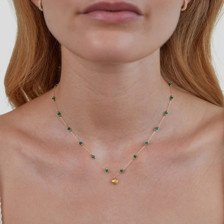 WW | Vergoldete Halskette mit Lagenlook Für Frauen