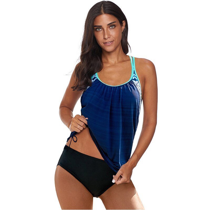 WW | Zweiteiliger Tankini mit Aufdruck