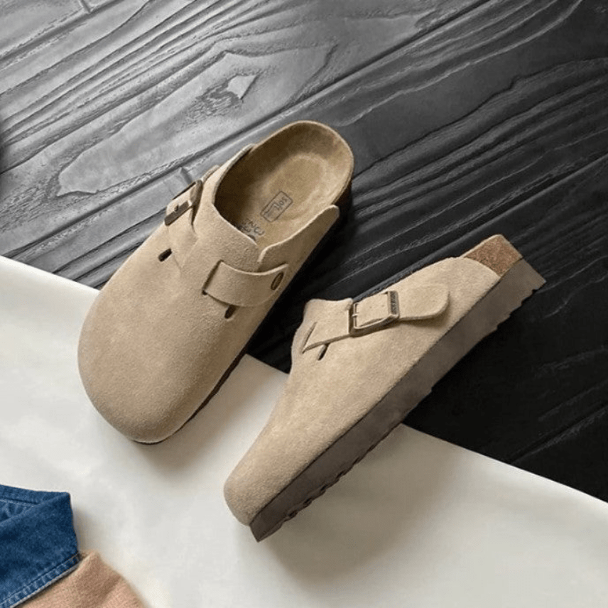 W&W Mode | Premium Unisex Leder Boston Sandalen