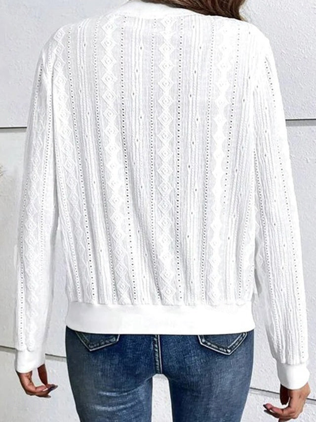 WW | Stilvolles Einfaches Damen Strickjacke