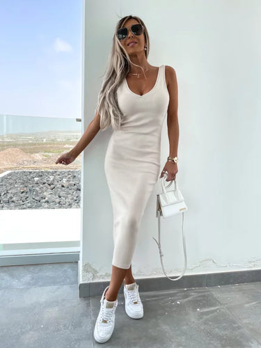 WW | Stilvolles Off Shoulder Crop Top und Midi Rock Set