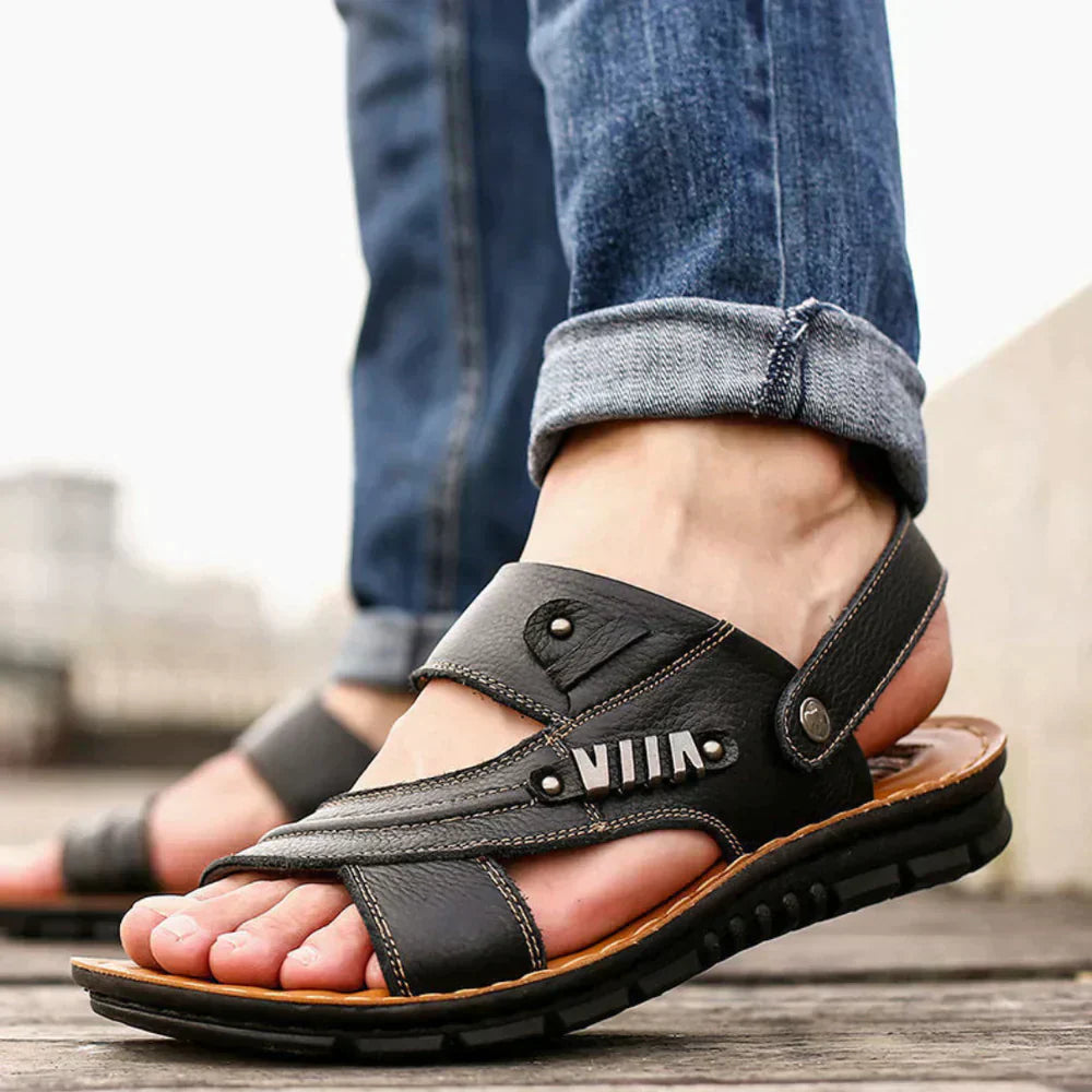 WW | Atmungsaktive Sandalen Mit Offener Spitze Für Herren