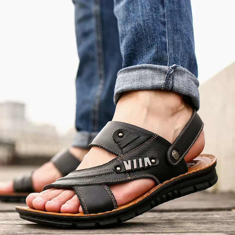 WW | Atmungsaktive Sandalen Mit Offener Spitze Für Herren