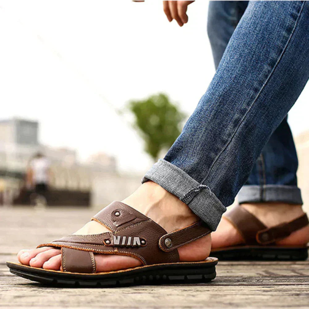 W&W Mode | Atmungsaktive Sandalen Mit Offener Spitze Für Herren