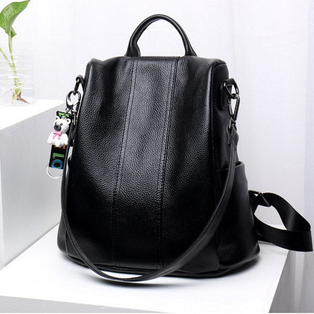 WW | Anti-Diebstahl-Lederrucksack