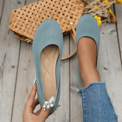 W&W Mode | Sandalen Damen Orthopädische Sandalen Flache Loafers Bequem