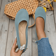 WW | Sandalen Damen Orthopädische Sandalen Flache Loafers Bequem