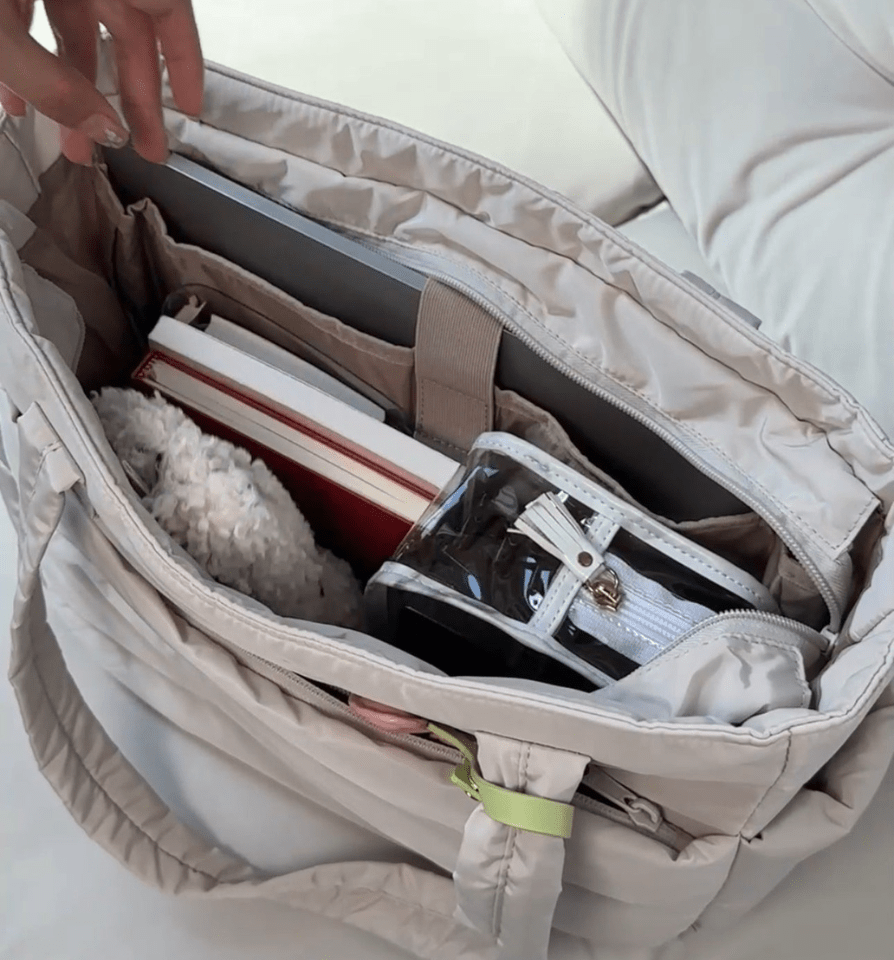 WW | Damen Tasche Geräumige Puffer Schultertasche Elegantes Design